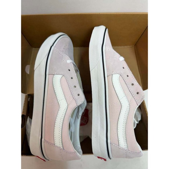 Vans Sk8-Low Orchid Ice True White Suede Canvas Sneakers VN0A4UUKA0M Womens 6 - Picture 11 of 13